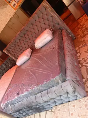Lovely King Size Bed With Mattress . Free Delivery