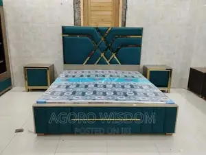 It's Double Bed Frame With Bed Side Cabinets