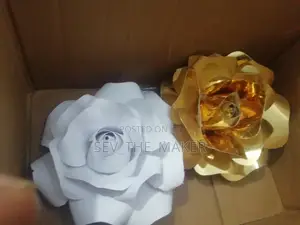 Paper Flowers and Vase Available for a Cool Price