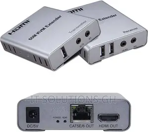 60M USB KVM HDMI Extender With 1080P R/L Audio by Cat5e Cat6