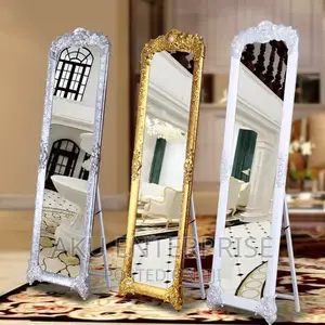 Mirror Square Bathroom Glass Large Cosmetic Full Body Makeup