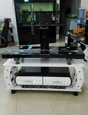 Plasma TV STAND With Brackets and Drawers