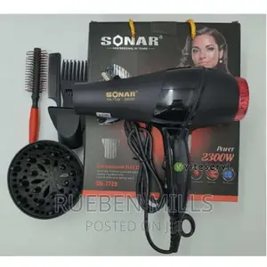 2300W Sonar 6-in-1 Sonar High Heat Salon Hair Dryer