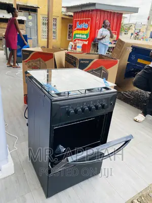 Lovely Volcano 50x50 1 Electric + 3 Gas Burner(Black).