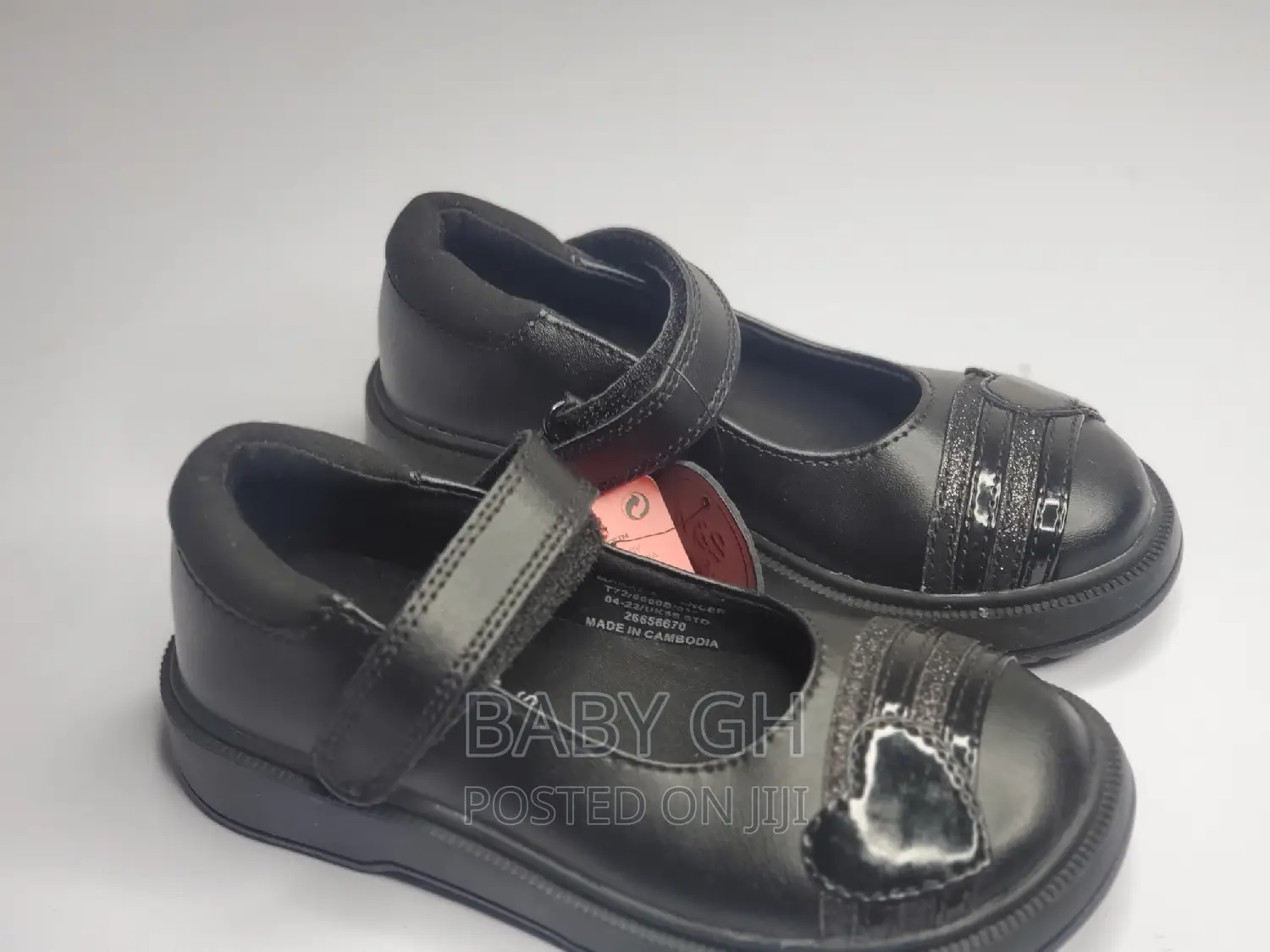 Marks Spencer Girls Black School Shoes