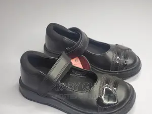 Marks Spencer Girls Black School Shoes