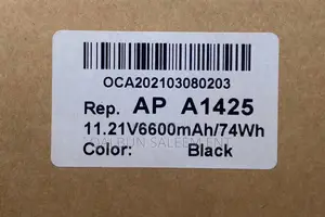 Apple A1425 Laptop Battery for Macbook Pro 23” A1437 2012