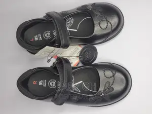 Marks Spencer Black Girls School Shoes With Firefly Design