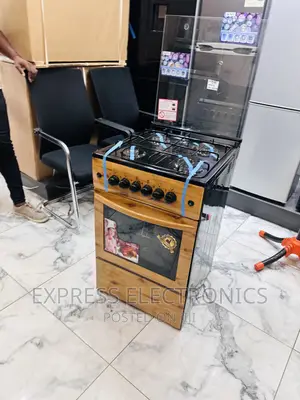 Stove Gas Cooker Oven 4burner Light Wooden