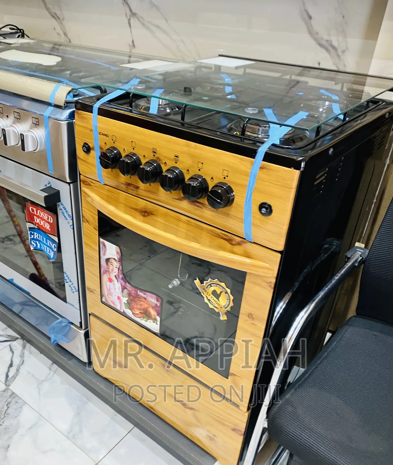 Better Cooking Volcano 50x50 4 Gas Burner + Oven and Grill