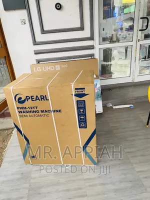 Convenient Pearl 12kg Semi-Automatic Washing Machine.