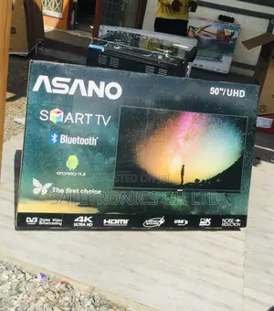Glossy Black 50 Inches Asano Electric UHD LED Smart Tv