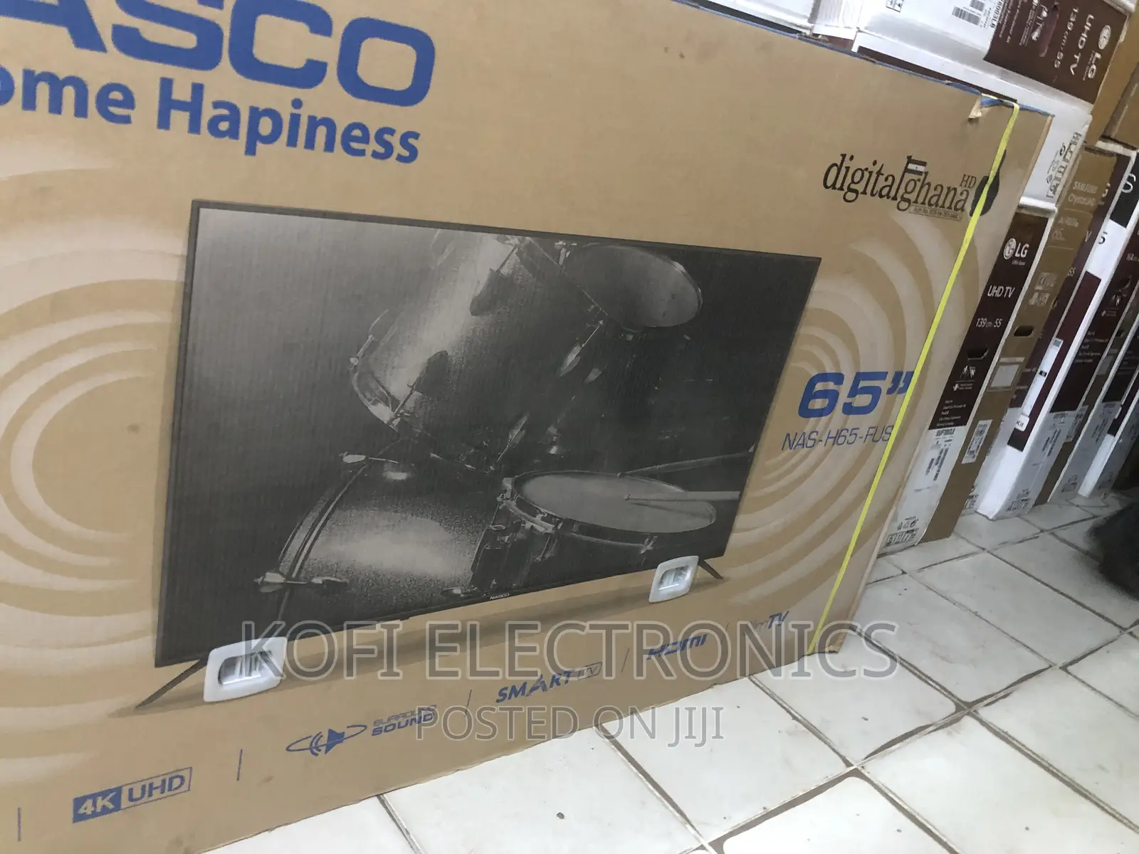 High Tech Nasco 65" LED UHD/ Smart Satellite TV