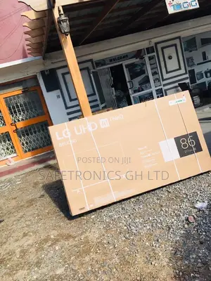 Glossy Black 86 Inches LED UQ90 LG Smart UHD Tv 