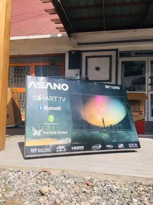 UHD Asano Black 50 Inches LED Glossy Smart Tv