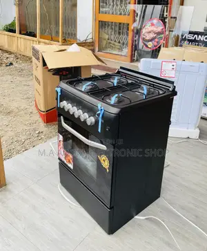 Better Cooking Volcano 60x60 4 Gas Burner + Oven(Black)