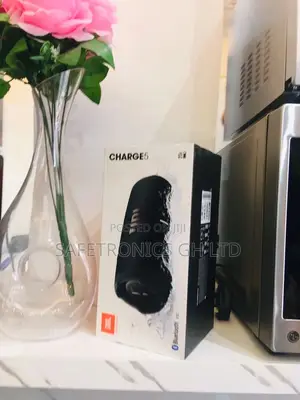 Black Electric JBL Charge 5 Bluetooth Wireless Speaker