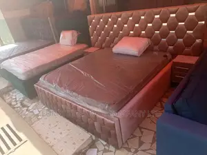 Executive Queen Size Bed With Mattress  . Free Delivery