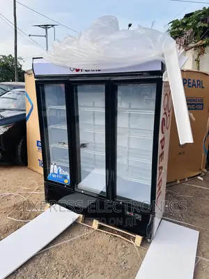 PVC-150 Pearl Fridge Display White. Stylish Design