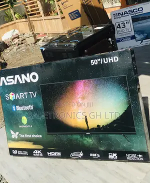 Asano Smart UHD 50 Inches Glossy LED Electric Black Tv