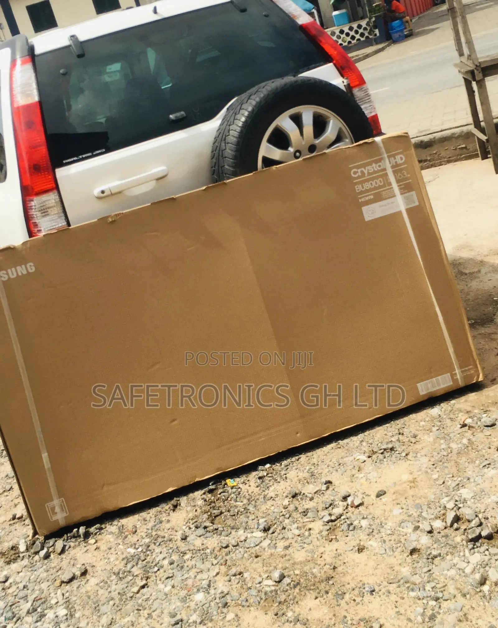BU80 Samsung UHD 65 Smart Glossy Black Electric Tv