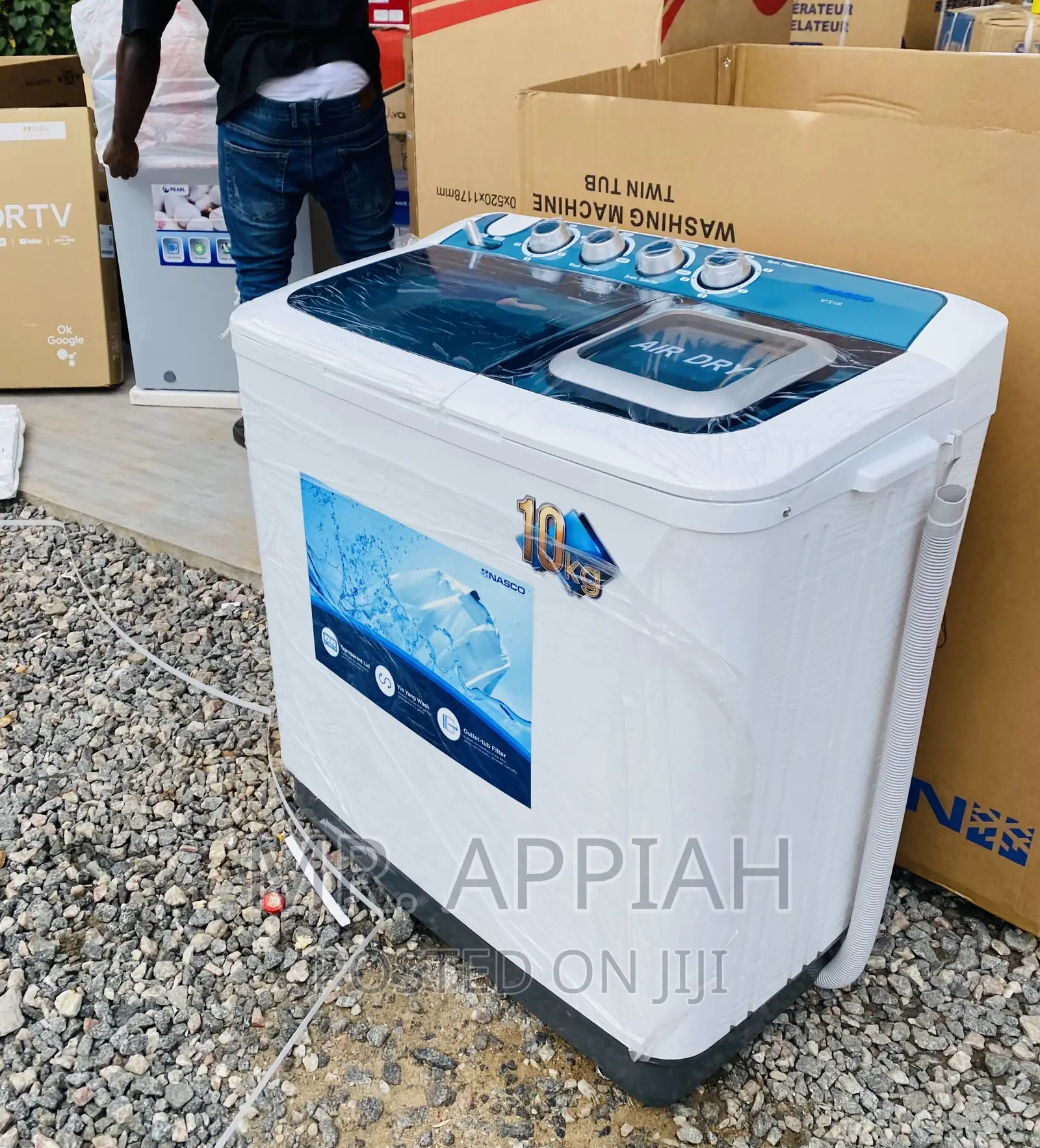 High Quality Nasco 10kg Top Load Electric Washing Machine.