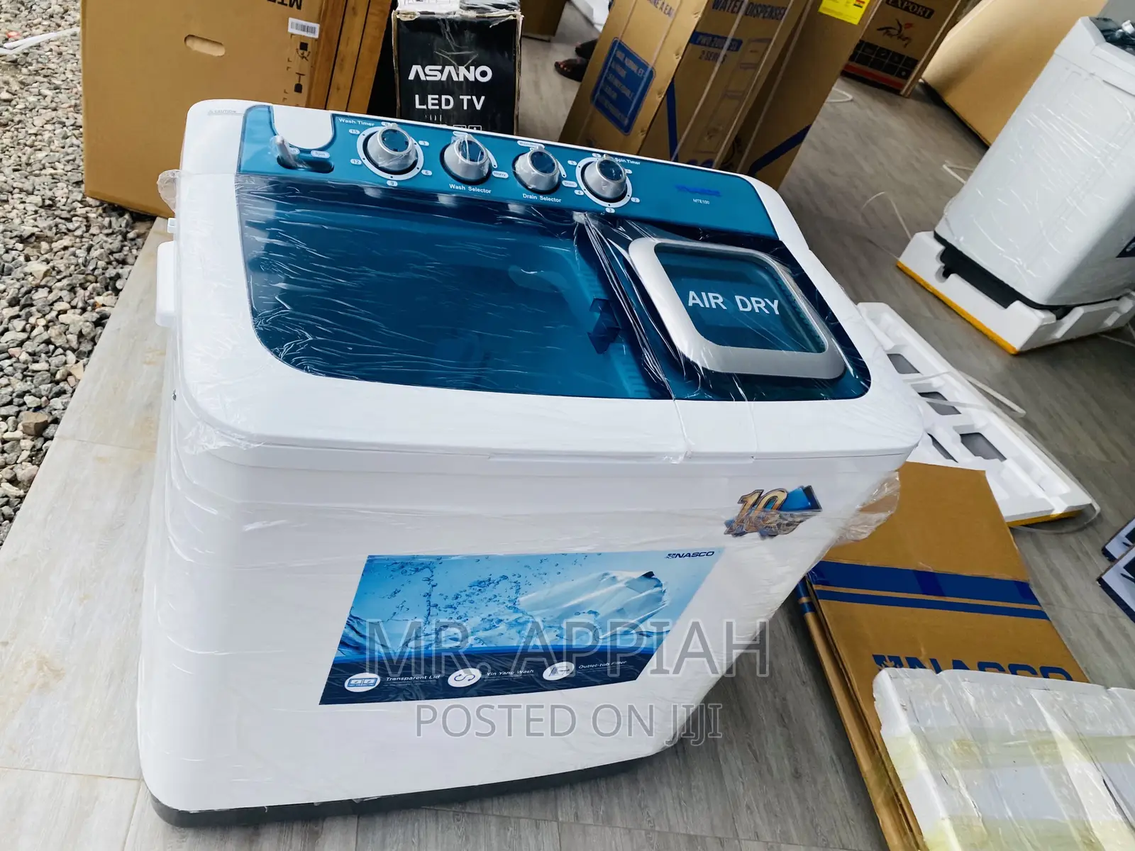 Budget-Friendly Nasco10kg Top Load Electric Washing Machine