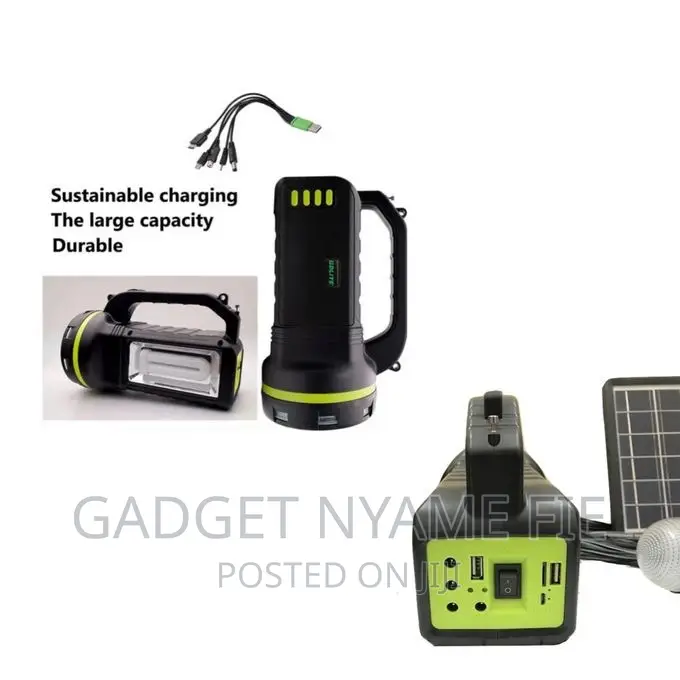 Gdlite GD2000A Solar Lighting System-Radio-Bluetooth-Lamps