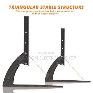 Newly In Stock Universal Tv Led Stand For 32”-75” Tv(Black).