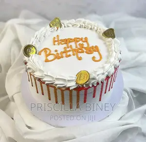 Strawberry and Honey Flavored Cake