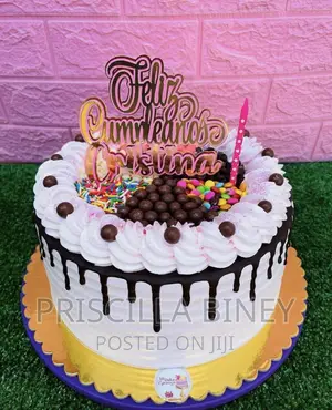 Vanilla Sprinkles Cake