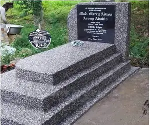 Three Steps Terrazo Tombstone