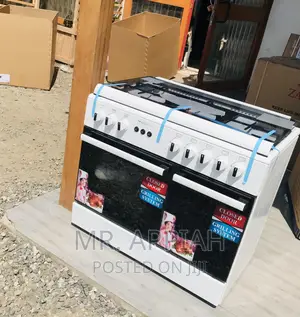 Reliable Midea(White)60x60 5 Gas Burner + in-Built Cylinder