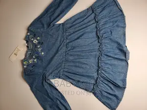 Blue Denim Girls Dress