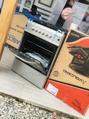 Ferre Sliver 60x60 Oven With Grill 4 Gas Burner Lastest