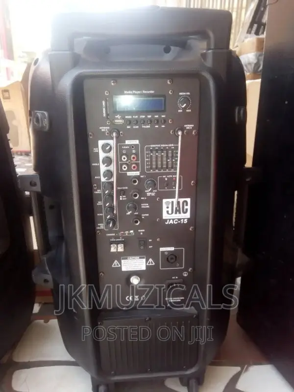 JAC Speaker-15inch_ Complete Set With Mic and Stand