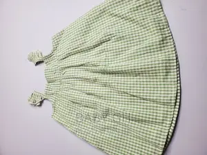George Baby Girls Green and White Dress