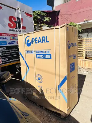 Eco Friendly Refrigerant Display 3doors Pearl White