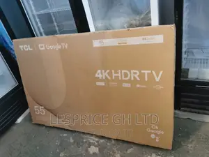 Frameless ~TCL 55” Android Smart TV