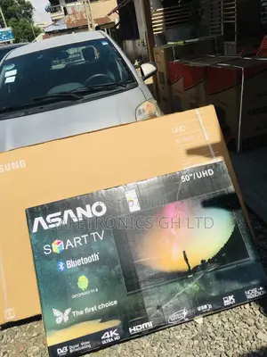 UHD LED Asano Black Smart 50 Inches Electric Tv