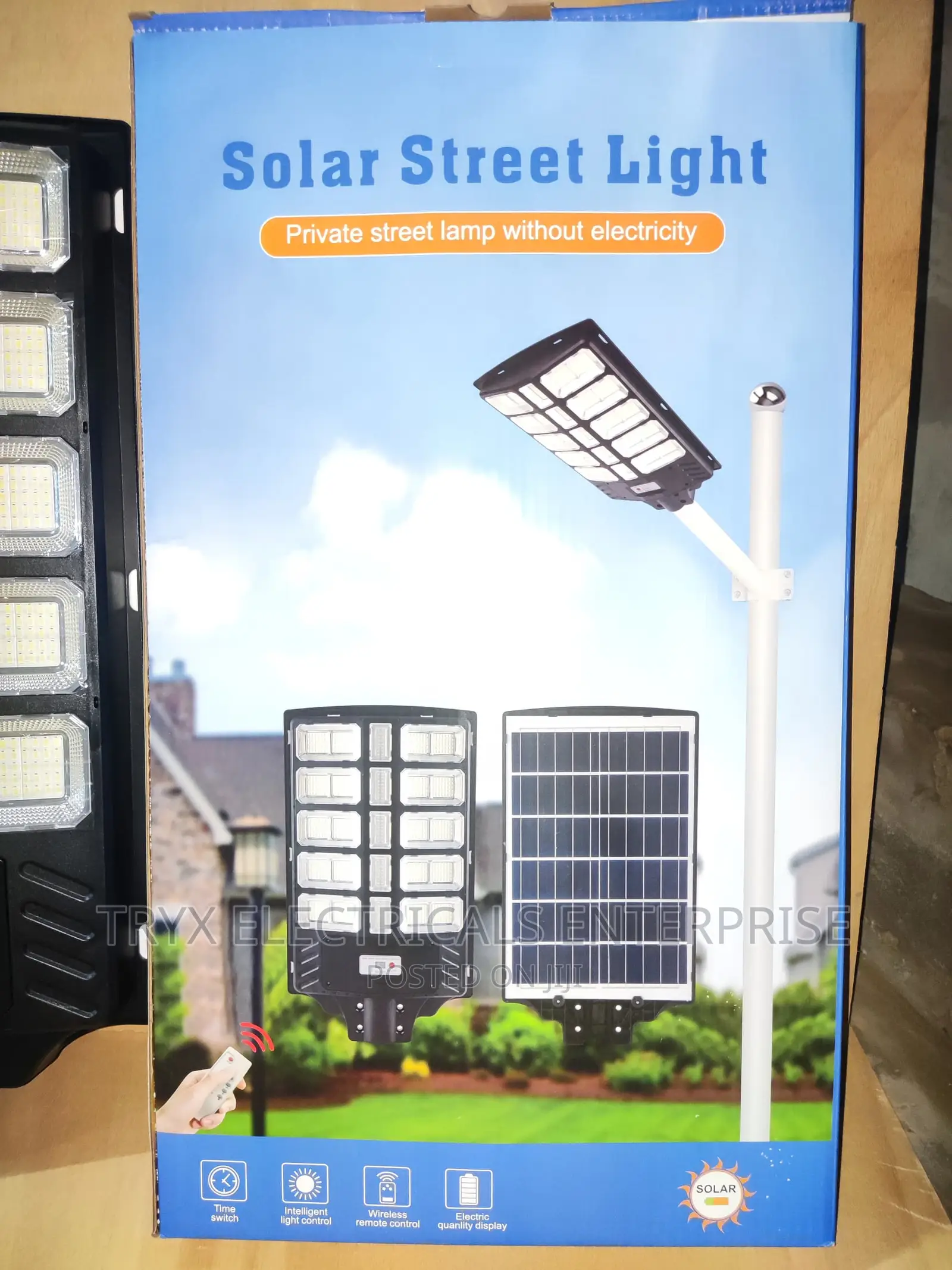 800W Wide Angle Solar Street Light