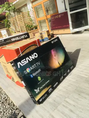 Asano Electric 50 Inches Glossy LED UHD Black Smart Tv