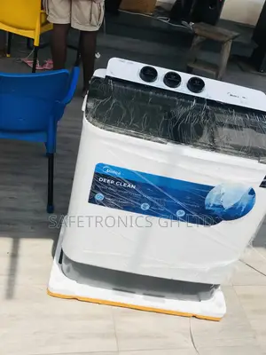 Washingmachine Midea Topload 7kg Semiautomatic White/Black