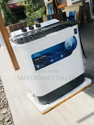 Twintub Washingmachine Topload 7kg Semiautomatic Midea