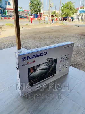 Energy Saving Nasco 50” FHD Digital Satellite Electric Tv.