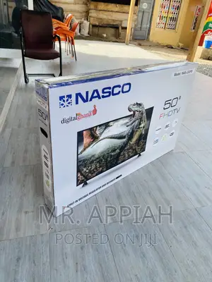 Unique Nasco 50” FHD Digital Satellite Electric Tv (Black).
