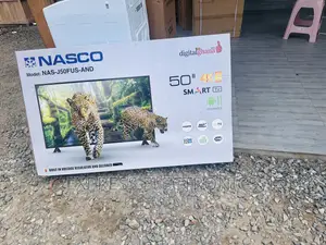 Authentic Slim UHD Smart Nasco 50” Tv  Glossy LED