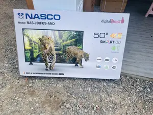 Fantastic New Sleek Nasco 50”UHD Smart Glossy LED