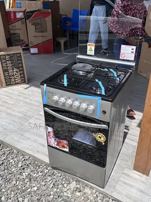 Sliver Volcano Oven With Grill 50x50 1 Electric 3 Gas
