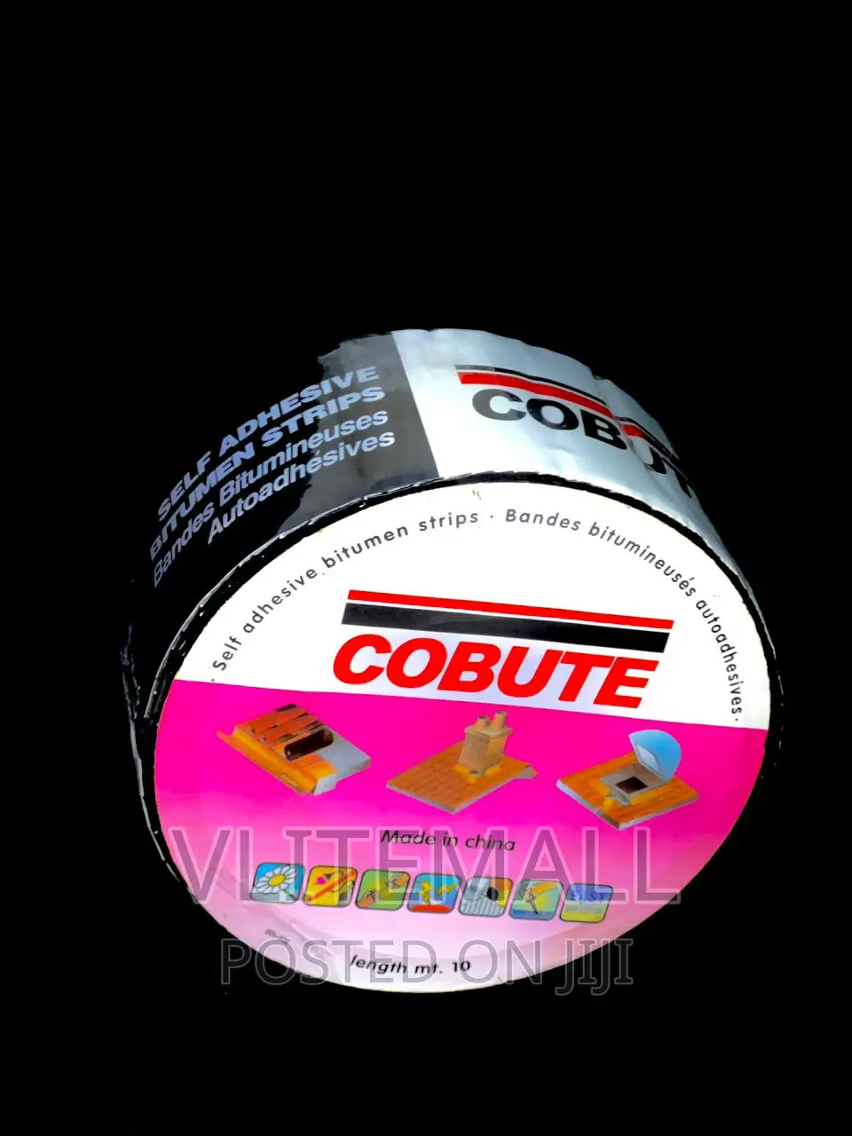 COBUTE Self Adhesive Bitumen Strip (77mm X 10m)